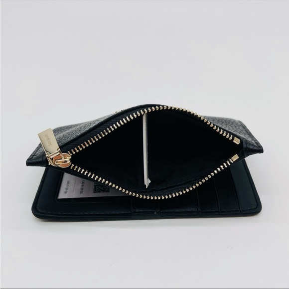 Kate Spade Leila Small Slim Bifold Wallet Black - Picture 6 of 8